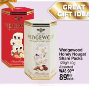 Wedgewood Honey Nougat Share Packs Assorted-120g/140g Each