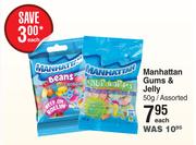 Manhattan Gums & Jelly Assorted-50g Each