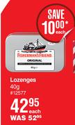 Fisherman's Friend Lozenges-40g Each
