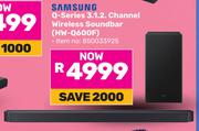 Samsung Q-Series 3.1.2 Channel Wireless Soundbar HW-Q600F (850033925)