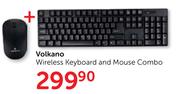 Volkano Wireless Keyboard & Mouse Combo
