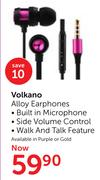Volkano Alloy Earphones