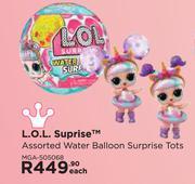 L.O.L Surprise Assorted Water Balloon Surprise Tots MGA-505068-Each