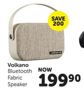 Volkano Bluetooth Fabric Speaker