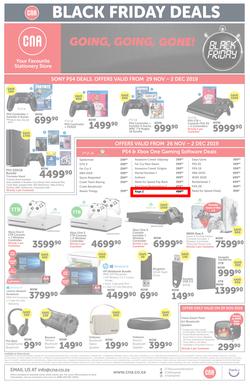 CNA : Black Friday Deals (29 Nov - 2 Dec 2019), page 1