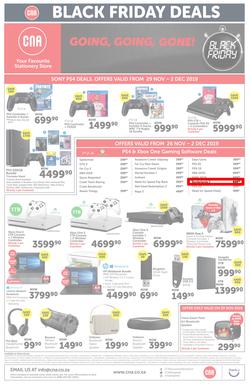 CNA : Black Friday Deals (29 Nov - 2 Dec 2019), page 1