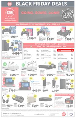 CNA : Black Friday Deals (29 Nov - 2 Dec 2019), page 1