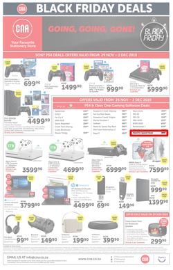 CNA : Black Friday Deals (29 Nov - 2 Dec 2019), page 1