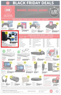 CNA : Black Friday Deals (29 Nov - 2 Dec 2019), page 1