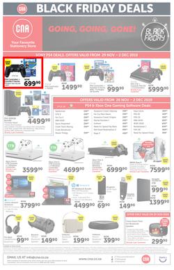 CNA : Black Friday Deals (29 Nov - 2 Dec 2019), page 1