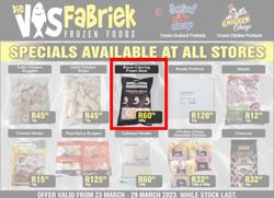 Die Visfabriek : Specials For This Week (23 March - 29 March 2023), page 1