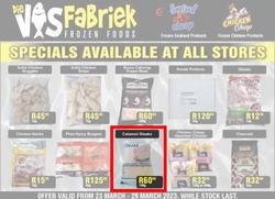 Die Visfabriek : Specials For This Week (23 March - 29 March 2023), page 1