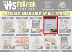 Die Visfabriek : Specials For This Week (23 March - 29 March 2023), page 1