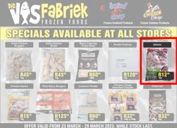 Die Visfabriek : Specials For This Week (23 March - 29 March 2023), page 1
