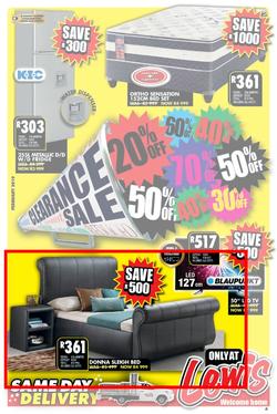 Lewis : Clearance Sale (25 Feb - 28 Apr 2019), page 1
