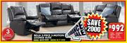 Bella 3 Piece 3 Motion Lounge Suite