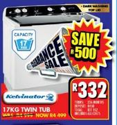 Kelvinator 17Kg Twin Tub