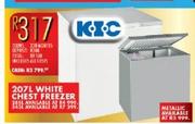 KIC 207Ltr Metallic Chest Freezer