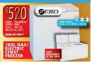 Zero 260Ltr Gas/Electric Chest Freezer