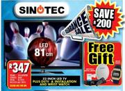 Sinotec 32" LED TV Free DSTV & Installation & Wrist Watch