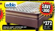 Edblo Dream Sleep 137cm Bed Set