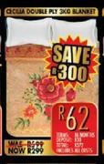Cecilla Double Ply 3kg Blanket