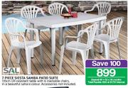 Samba 7 Piece Patio Suite