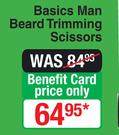 Basics Man Beard Trimming Scissors
