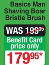 Basics Man Shaving Boar Bristle Brush
