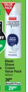 Blade Shave Cream Value Pack-400ml