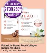 Future Life Beauti Food Collagen Nutritional Shake Assorted-2 x 7 x 55g Sachets