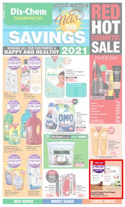 Dis-Chem : New Year Savings (28 December 2020 - 10 January 2021), page 1