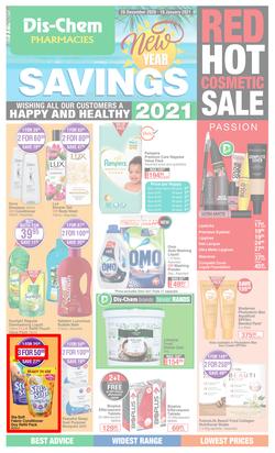 Dis-Chem : New Year Savings (28 December 2020 - 10 January 2021), page 1