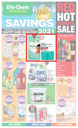 Dis-Chem : New Year Savings (28 December 2020 - 10 January 2021), page 1