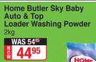 Home Butler Sky Baby Auto & Top Loader Washing Powder-2kg