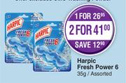 Harpic Fresh Power 6 Assorted-35g Each
