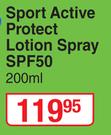 SunLab Sport Active Protect Lotion Spray SPF50-200ml