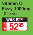 Lifestyle Nutrition Fizzy Vitamin C 1000mg-10 Fizzies