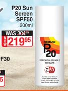 P20 Sun Screen SPF50-200ml