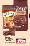 Galaxy Or M&M's Cookies Assorted-180g Each