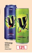 V-Energy Drink Assorted-500ml Each