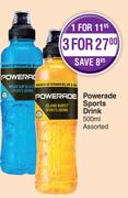 Powerade Sports Drink Assorted-500ml