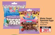 Mister Sweet Speckled Eggs Assorted-125g/100g Each