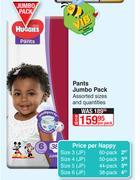 Huggies Pants Jumbo Pack (Assorted Sizes & Quantities)-Per Pack
