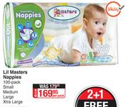 Special Lil Masters Nappies 100 Pack Small Medium Large Extra Large Per Pack Www Guzzle Co Za