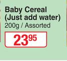 Purity Baby Cereal (Just Add Milk) Assorted-200g