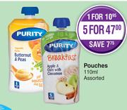 Purity Pouches Assorted-110ml