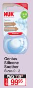 Nuk Genius Silicone Soother Sizes 0-2