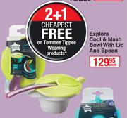 Tomme TippeeExplora Cool & Mash Bowl With Lid And Spoon-Each