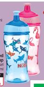 Nuby Printed Pop Up Cup Boy Or Girl 360ml-Each